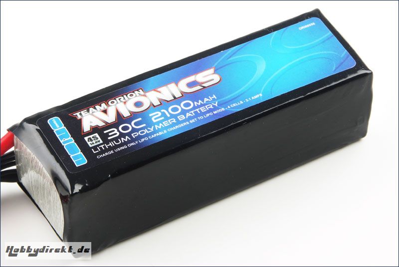 Avionics Lipo 14,8V 2100mAh 30C SLP Team Orion ORI60056