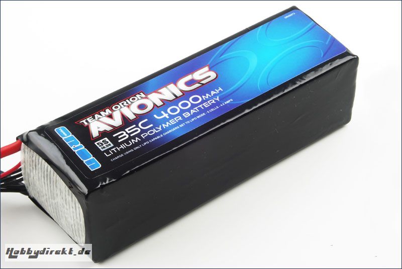 Avionics Lipo18,5V 4000mAh 35C SLP Team Orion ORI60073