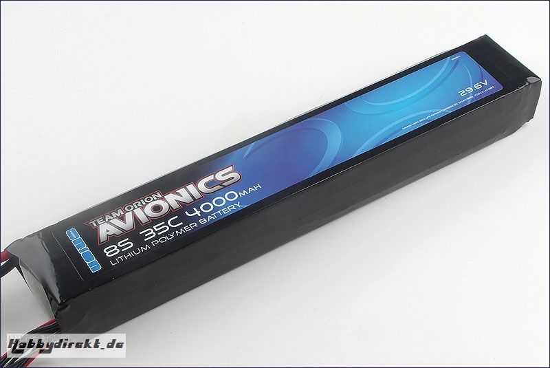 Avionics LiPo 4000 29.6V (35C) Team Orion ORI60075