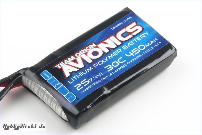 Avionics LiPo 450 7.4V (30C) BEC Team Orion ORI60086