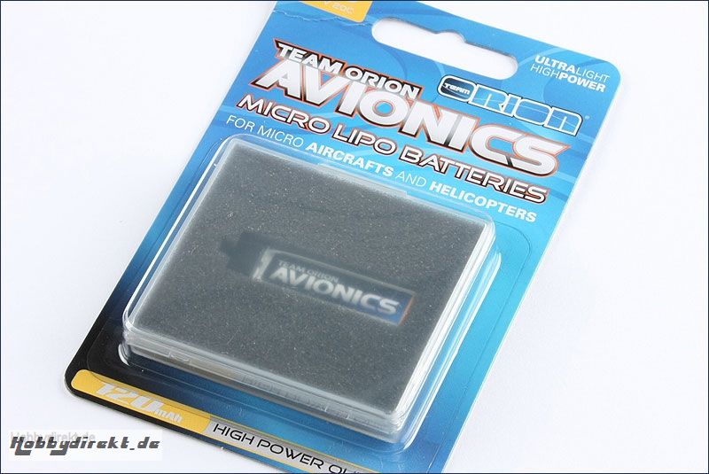 Avionics LiPo 120mAh (3.7V) Team Orion ORI60097