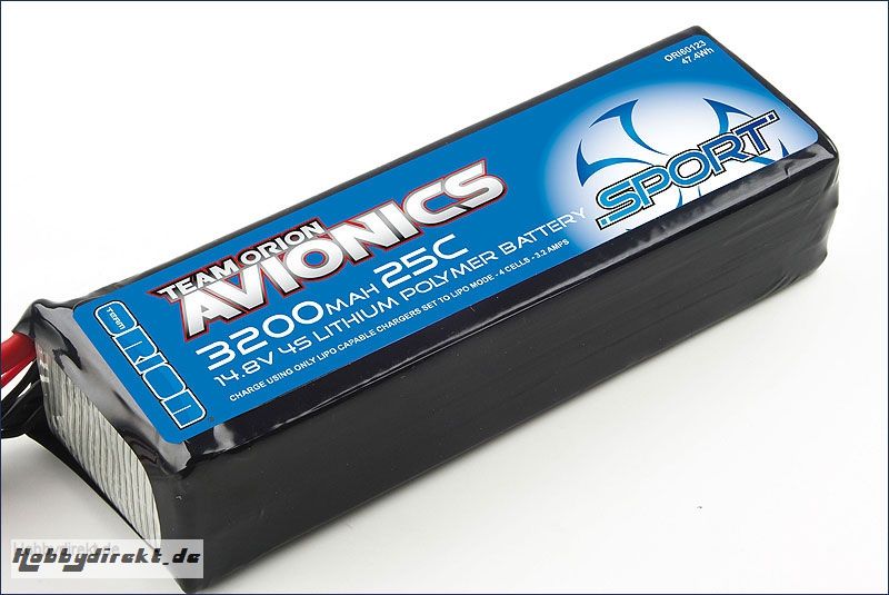 Avionics Sport Lipo 3200 14,8V (25C) Team Orion ORI60123