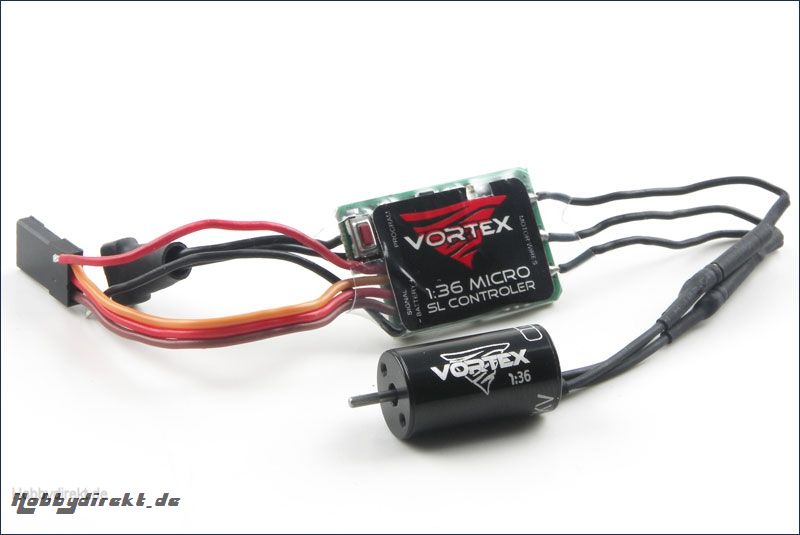 Vortex Combo 1/36 9500KV mit 5A Regle Team Orion ORI66001