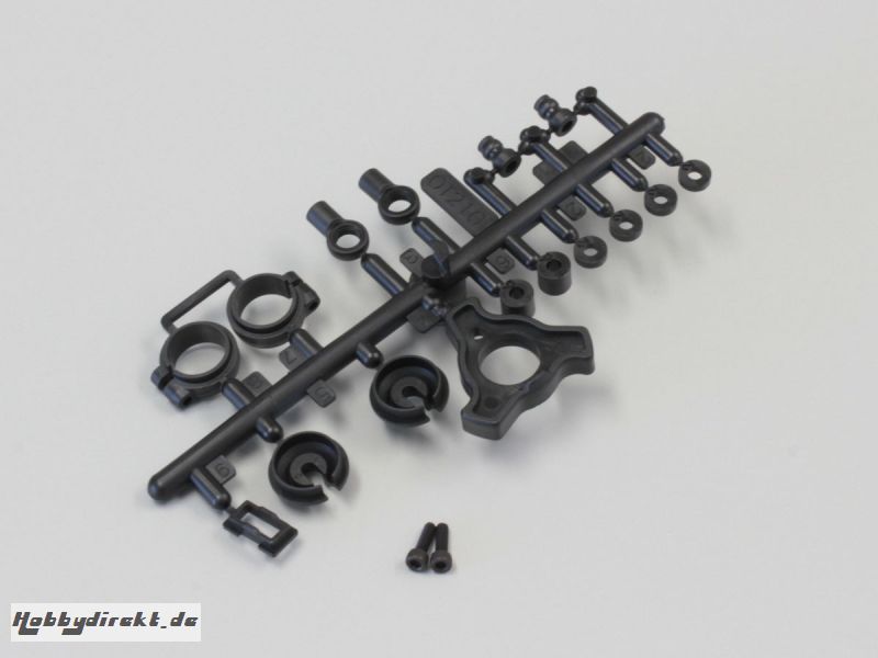 KUNSTSTOFFTEILE  FUER STOSSDAEMPFER OPTIMA (SCHWARZ) Kyosho OT210BK