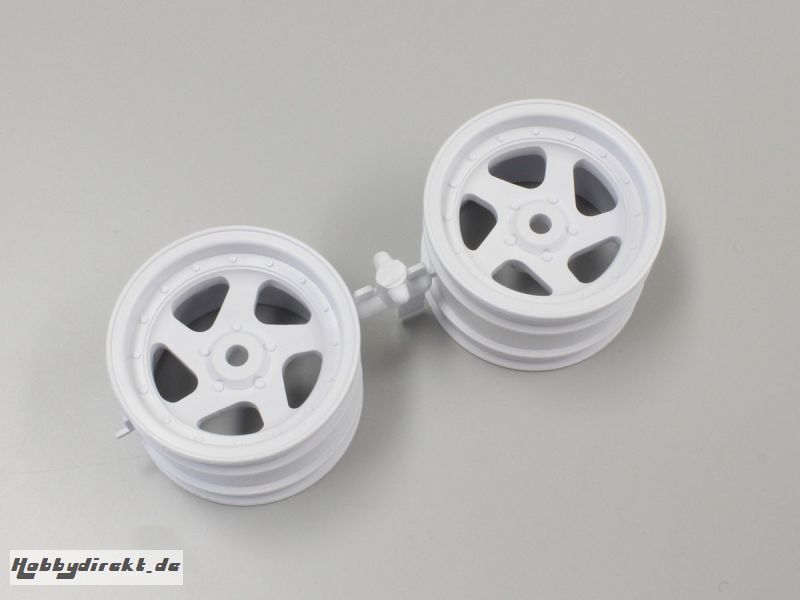 FELGEN 5B 43MM. OPTIMA - WEISS (2) Kyosho OTH244W