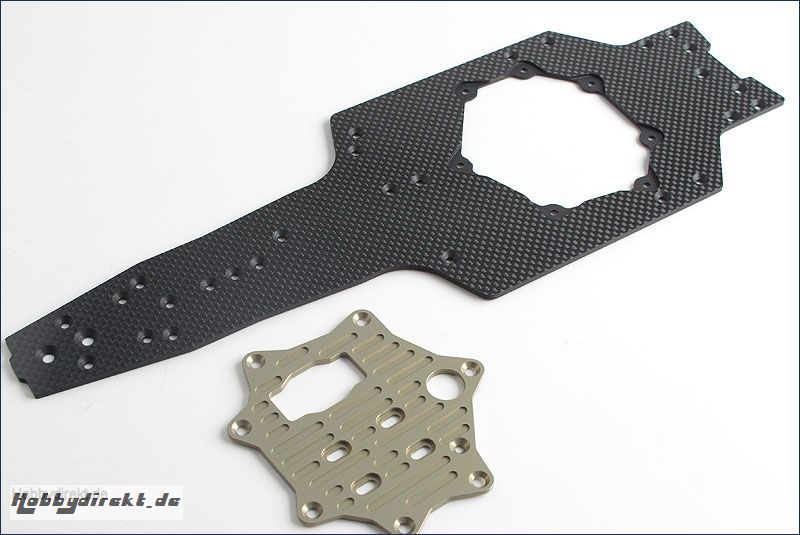 Hauptchassis Carbon Kyosho R246-3701