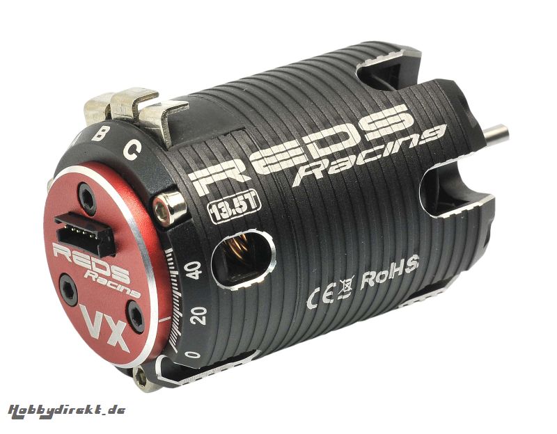 BRUSHLESS MOTOR REDS VX 540 6.5T 2 POLE SENSORED Kyosho REDMTTE0002