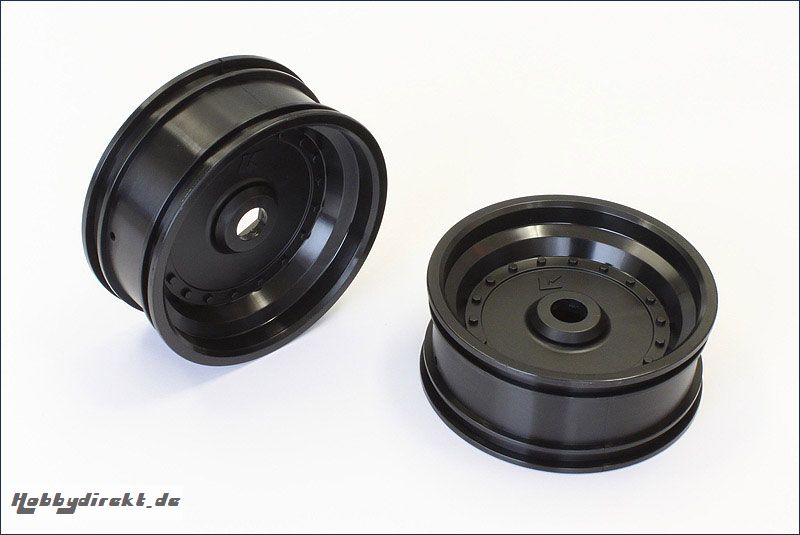 Felge vorn, schwarz (2) Kyosho SXH001BK