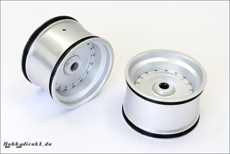 Felge hinten, silber (2) Kyosho SXH002S