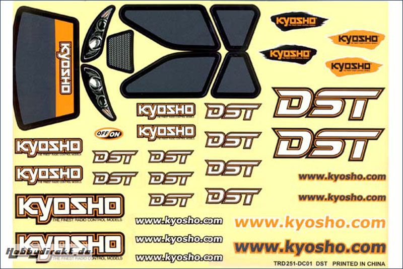 Dekorbogen  DST Kyosho TRD-251