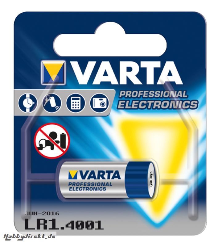 VARTA BUTTON CELL LR1 Kyosho V4001101401