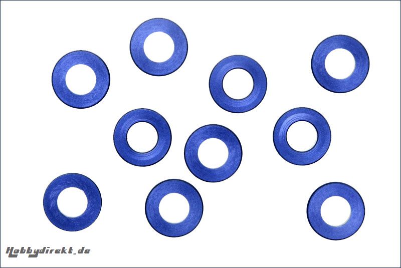 Scheiben Alu, 6x3x2mm Kyosho W-0142