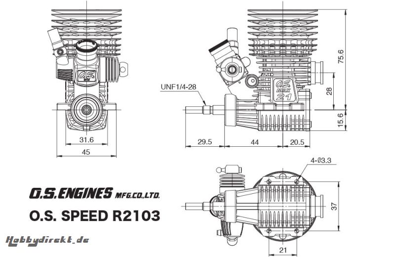 O.S. Speed R2103 Combo OS L-OS1AY01