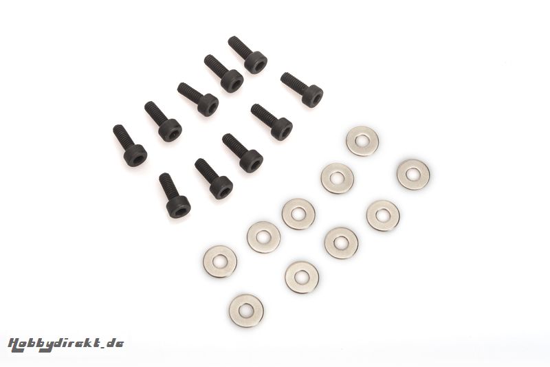M3x8mm Innensechskant + U-Scheiben (10Stk.) LRP 124134
