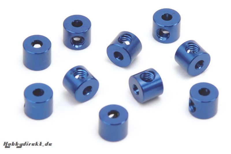 Aluminium Stellring blau 10St S8 Team LRP 132281