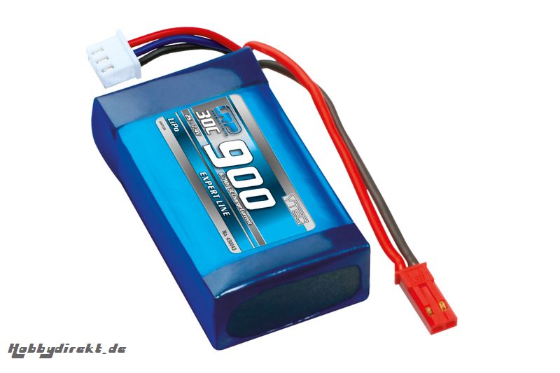 Lipo Flugakku 900 - 30C - 7.4V LRP 430043