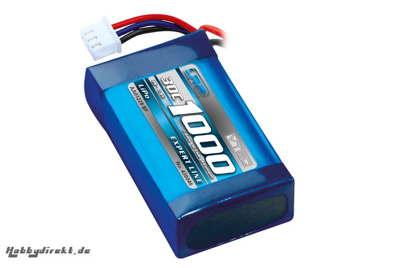 Lipo Flugakku 1000 - 30C - 7.4V LRP 430046