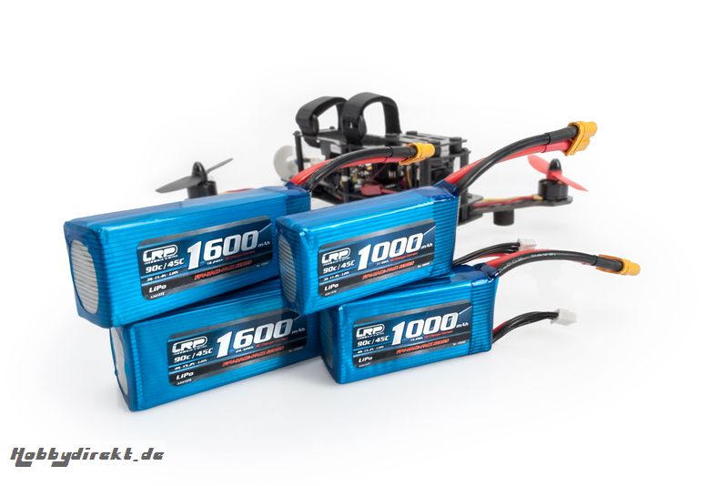 FPV-Race-Pack 1000mAh -4S -90C/45C -15.2V LiHV Akku -XT60 LRP 430066