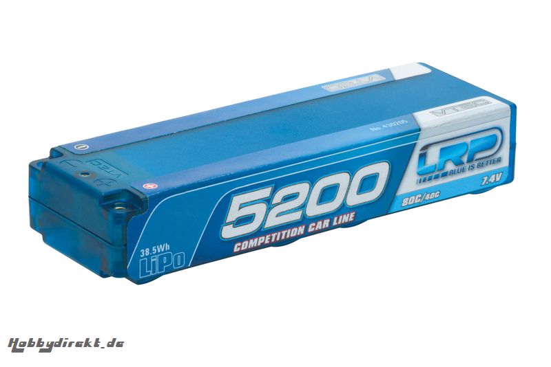 LiPo CCL Hardcase 5200 - 80C/40C - 7.4V LRP 430205