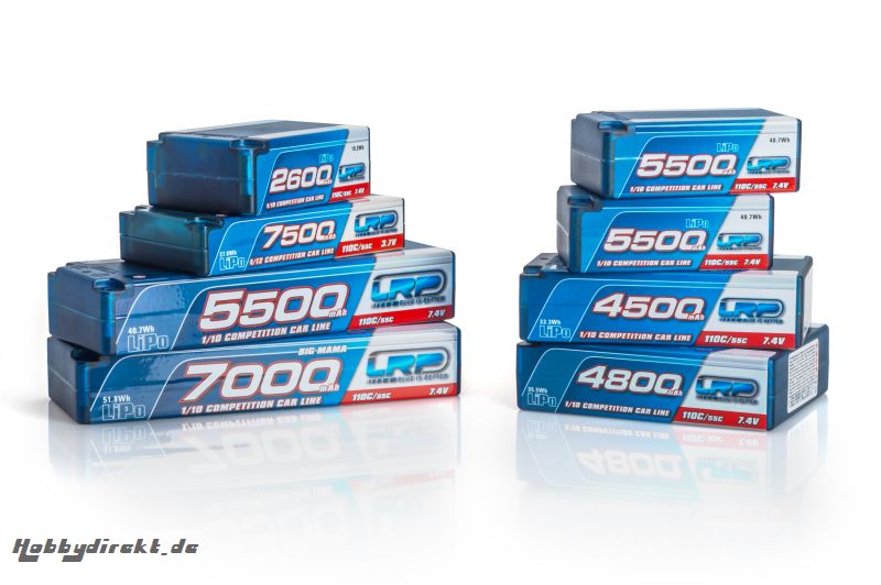 LRP 4800 Square Pack LiPo CCL Hardcase LRP 430219