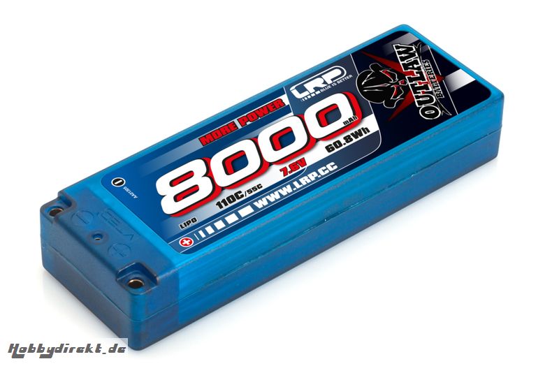 LRP 8000 Stickpack LiPo Outlaw Hardcase LRP 430230