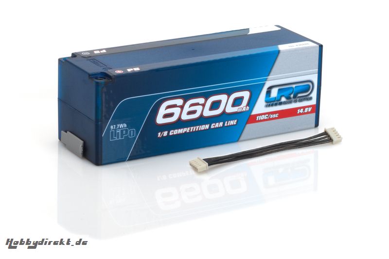 LRP 6600 1/8 4S P5 LiPo CCL Hardcase LRP 430246