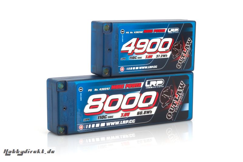 LRP 4900 Shorty P5 LiPo Outlaw Hardcase LRP 430248