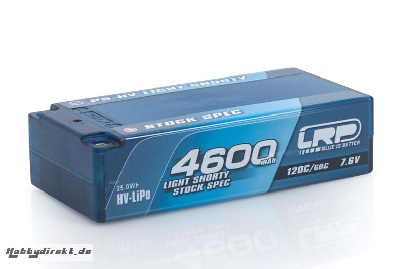 P5-HV Light Shorty Stock Spec 4600mAh Hardcase Akku - 7.6V LiPo - 120C/60C LRP 430254