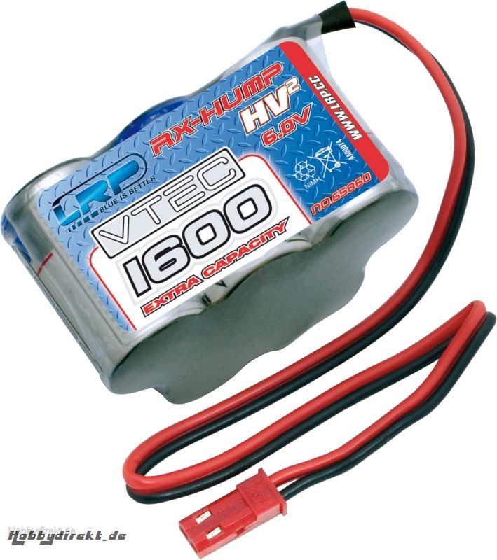 LRP 1600EC RX-Pack 6.0V 1600mAh Hump LRP 65860