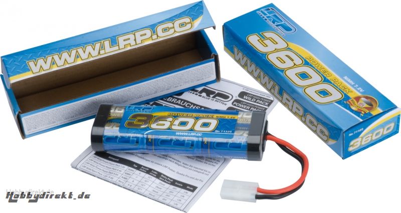 LRP Power Pack 3600 - 7.2V - 6-Zellen LRP 71125