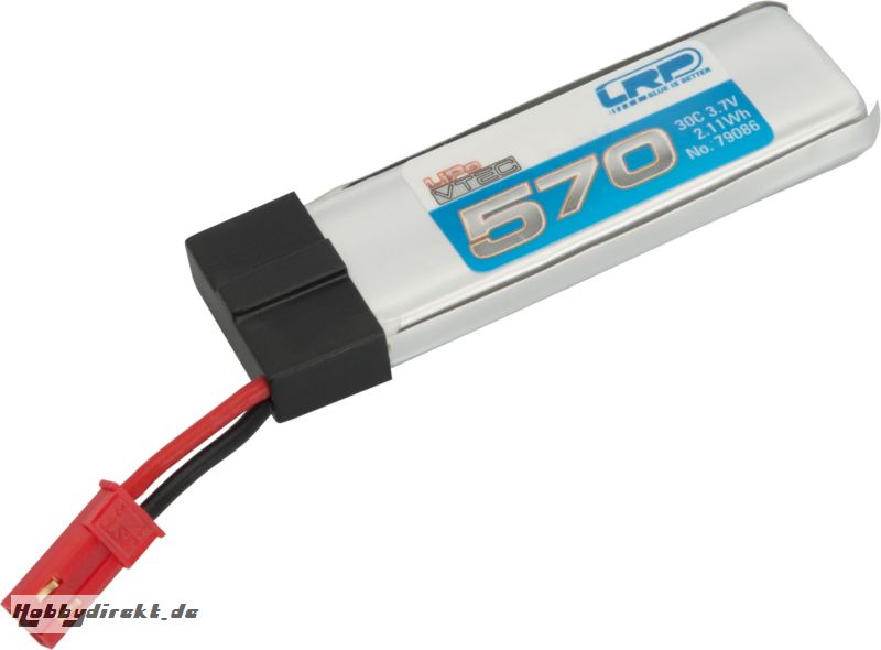 LiPo Flugakku 570 - 30C 3.7V Blade 120SR LRP 79086