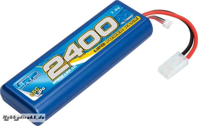 LRP LiPo Power Pack 2400 - 7.4V - 25C LRP 79890