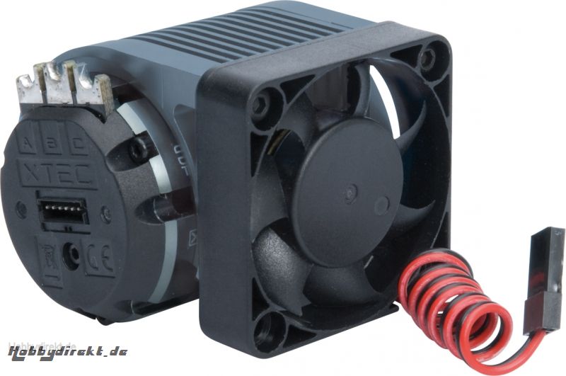 Radical Motor Heatsink + Fan, Gunmetal LRP 82521