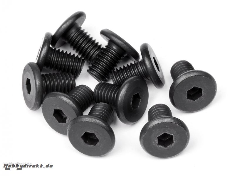 Flachkopfschraube M5x8mm (10St) hpi racing H100550