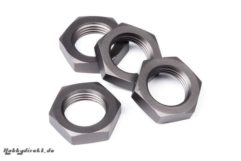 Radmutter 17mm gunmetal (4St) hpi racing H101421