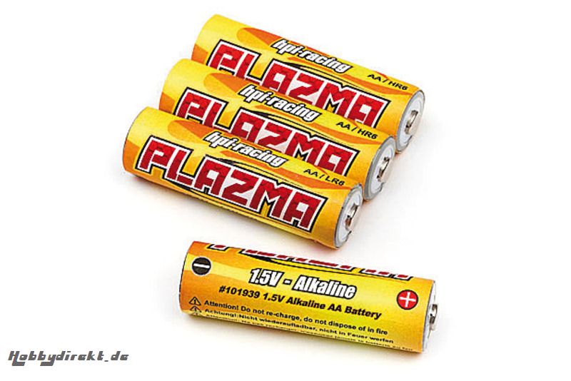 1.5V Alkaline AA Batterie (4St/Plazma) hpi racing H101939