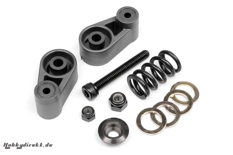 Servo Saver Set (gunmetal/Baja 5B 2.0) hpi racing H102165