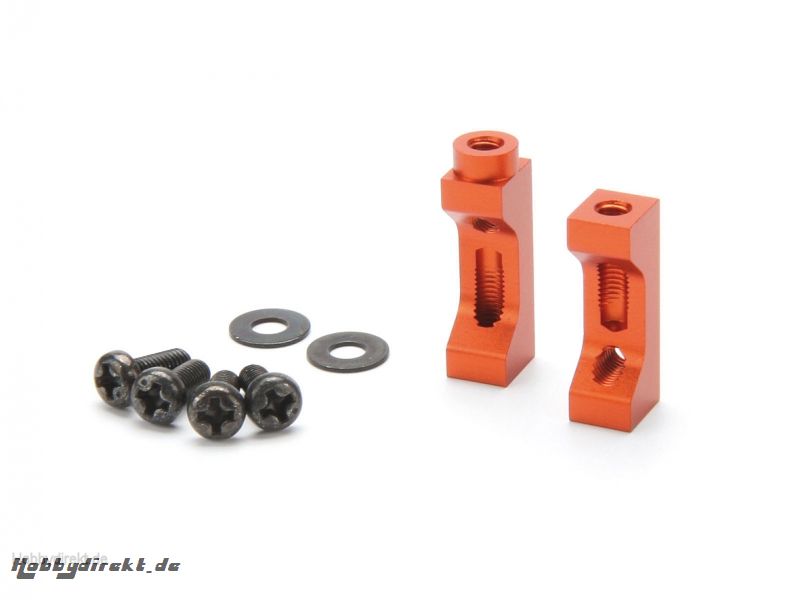 Alu Servohalter Set (orange/Formula Ten) hpi racing H102910