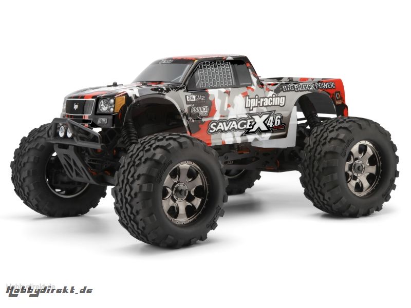 Savage X 4.6 RTR 2.4GHz GT-3 (rot/grau) hpi racing H105645