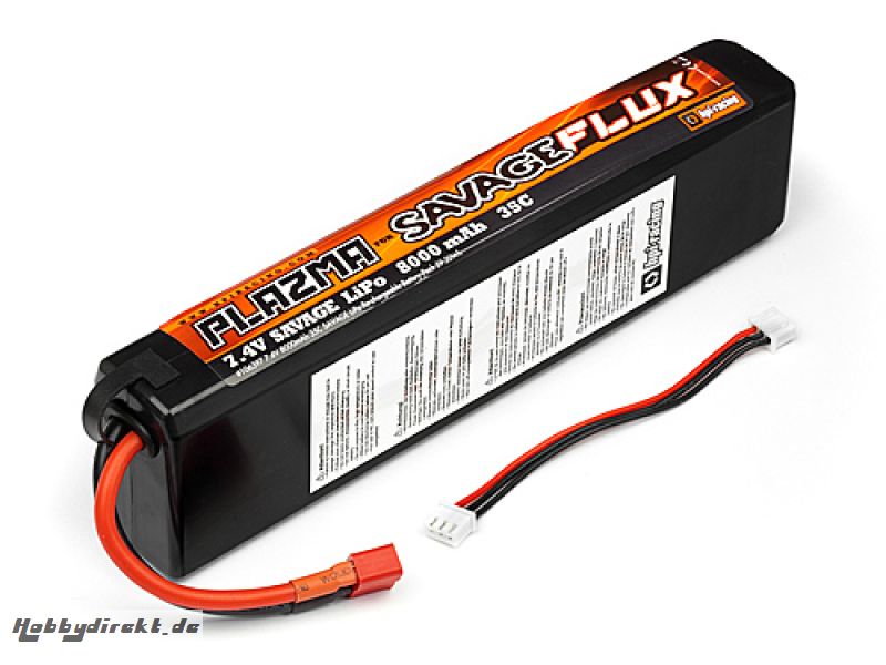 Plazma 7.4V 8000mAh 35C LiPo-Akkupack hpi racing H106397