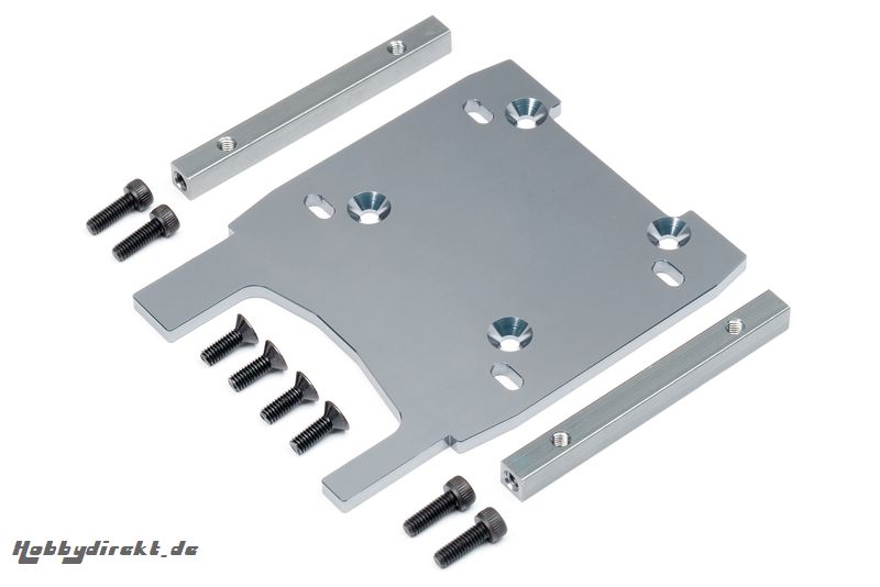 Motorplatte (grau/4mm/Savage XL Octane) hpi racing H108956