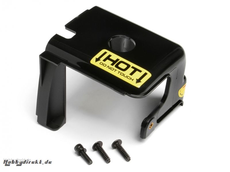 Motorabdeckung (schwarz/23ccm) hpi racing H15434