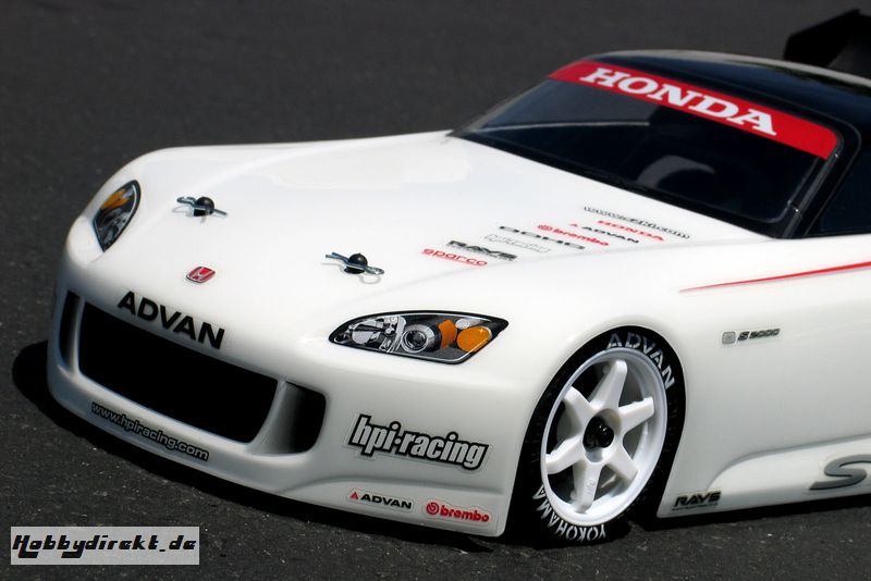 Honda S2000 Karosserie (200mm/WB255mm) hpi racing H17506