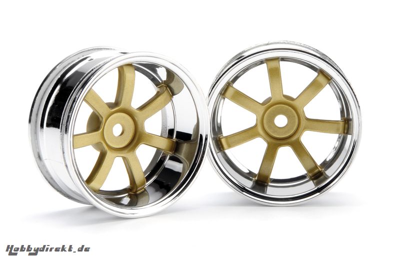 RG Lights 57S-Pro Felge chr./gold (9mm) hpi racing H3321