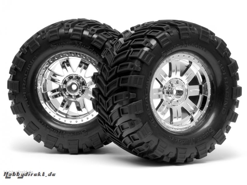 Super Mudders Reifen auf Ringz Felgen hpi racing H4726