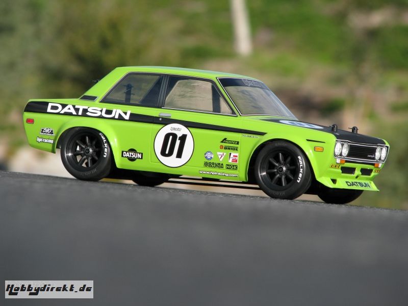 Datsun 510 Karosserie (WB225mm/V0,H3mm) hpi racing H7209