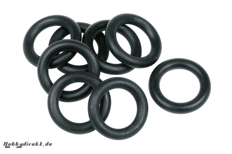 Silikon O-Ring 7x11x2.0mm (schwarz/8St) hpi racing H75080