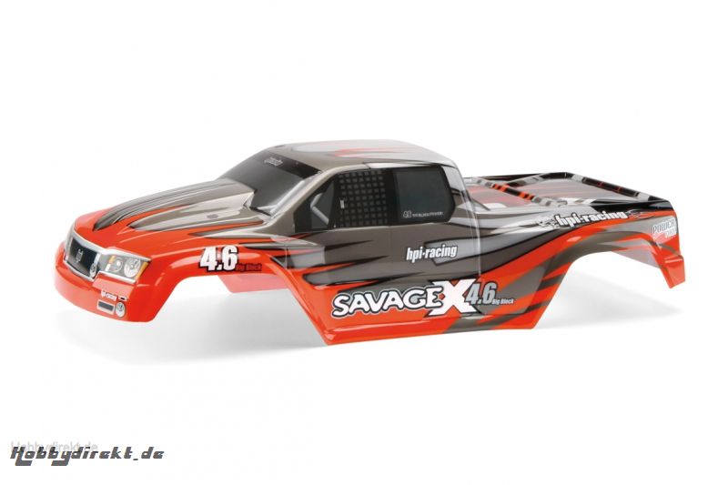 Nitro GT-2 Karosserie (rot/grau/silber) hpi racing H7786