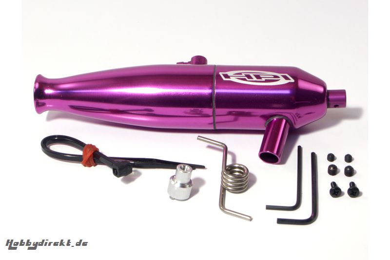 Aluminium Tuning Reso-Rohr (Lila/21+) hpi racing H86139