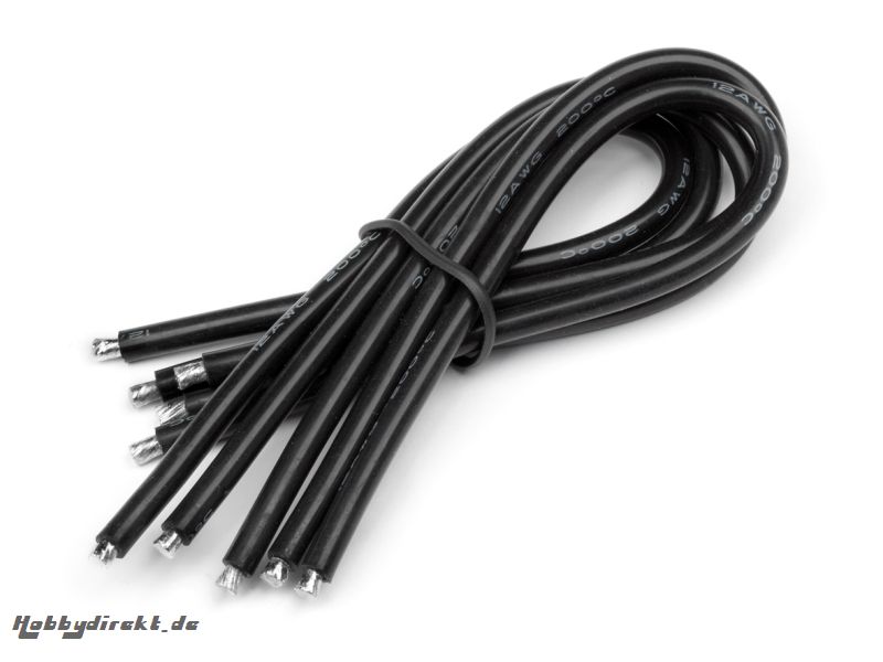 Flux Pro Regler Kabel (schw./12AWG/5St) hpi racing HB107256